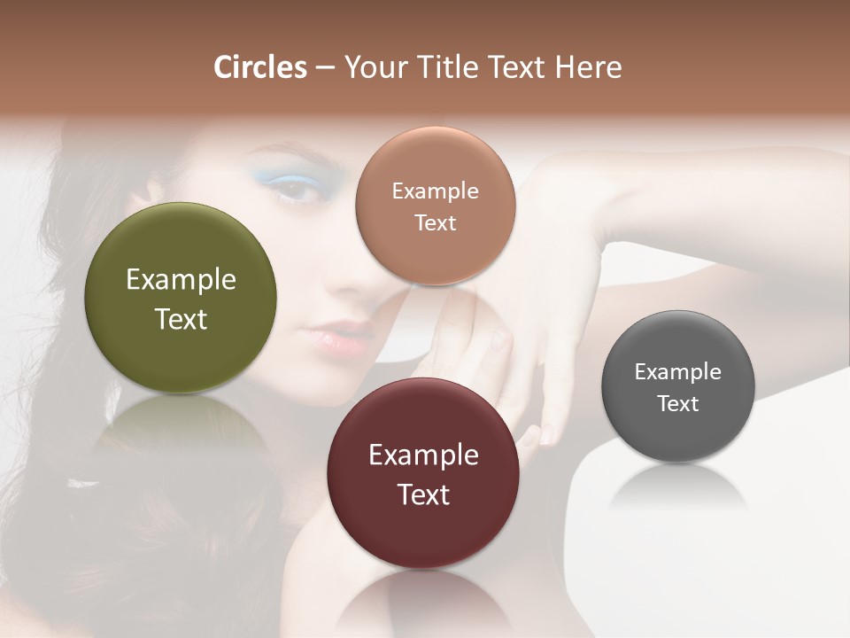 Glamor European Female PowerPoint Template