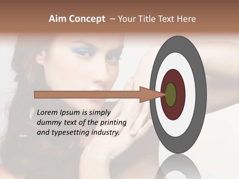 Glamor European Female PowerPoint Template