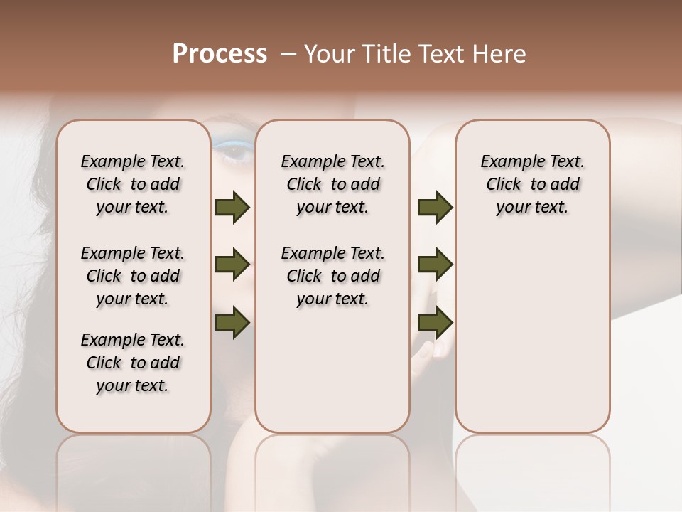 Glamor European Female PowerPoint Template