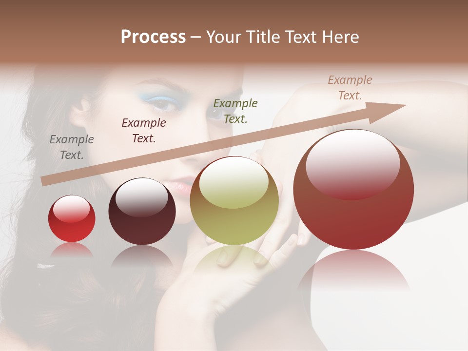 Glamor European Female PowerPoint Template