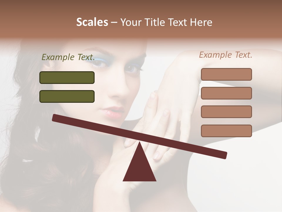 Glamor European Female PowerPoint Template