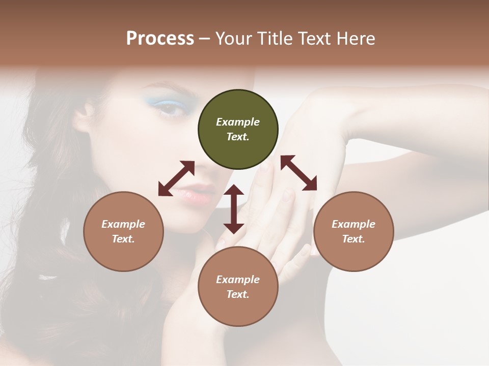 Glamor European Female PowerPoint Template