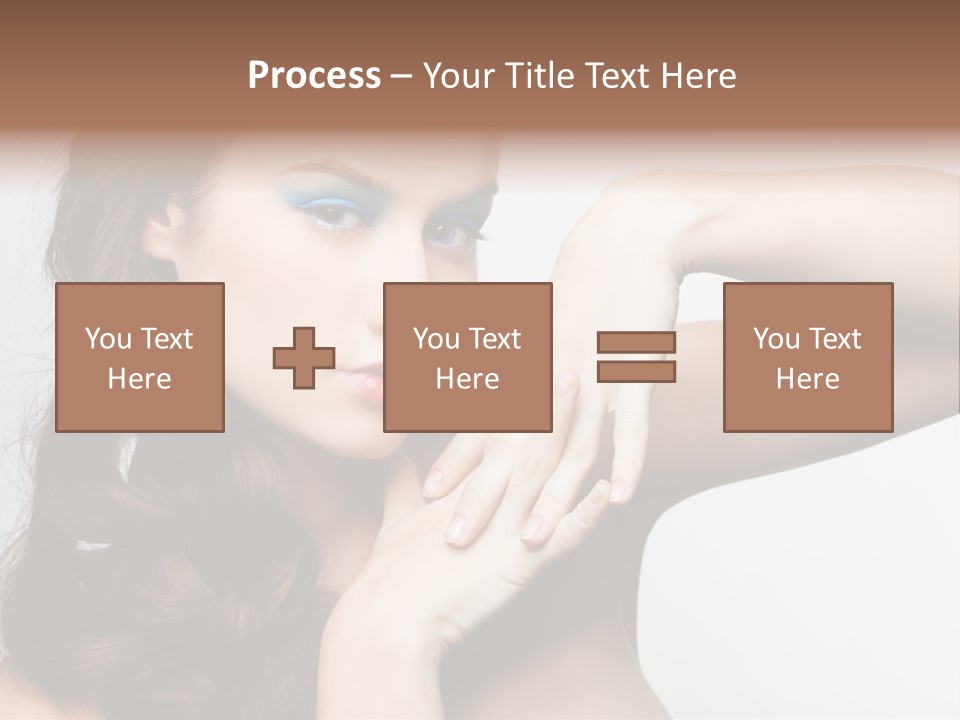 Glamor European Female PowerPoint Template