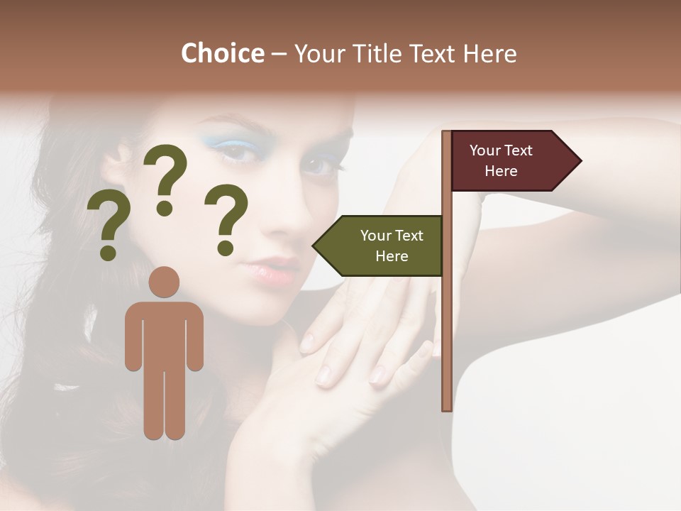 Glamor European Female PowerPoint Template