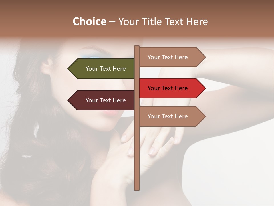 Glamor European Female PowerPoint Template