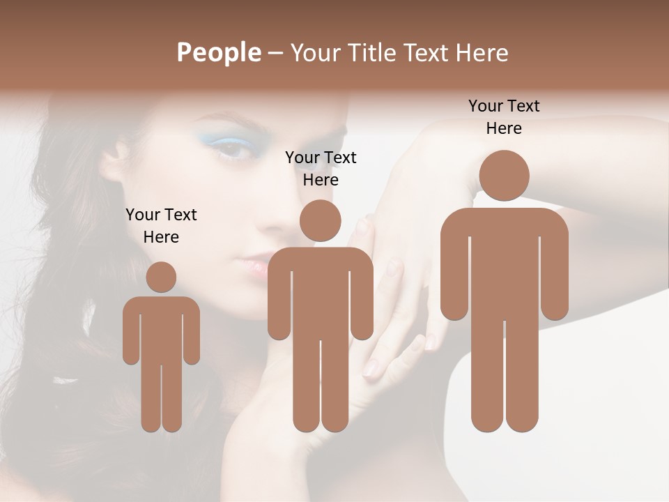 Glamor European Female PowerPoint Template