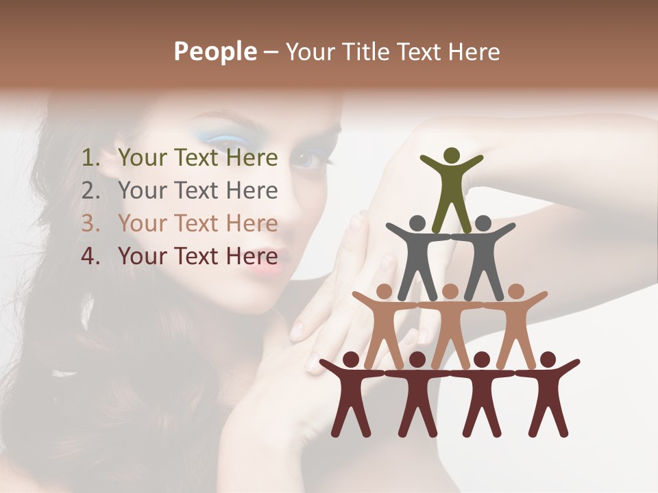 Glamor European Female PowerPoint Template