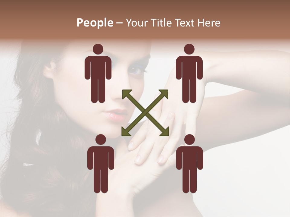 Glamor European Female PowerPoint Template