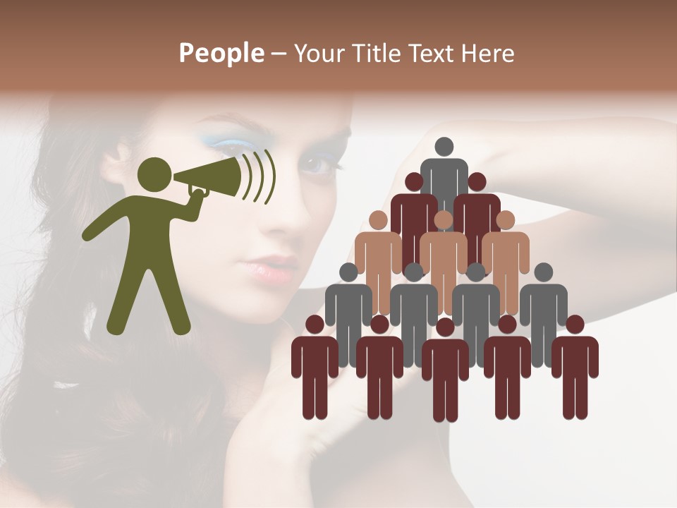 Glamor European Female PowerPoint Template