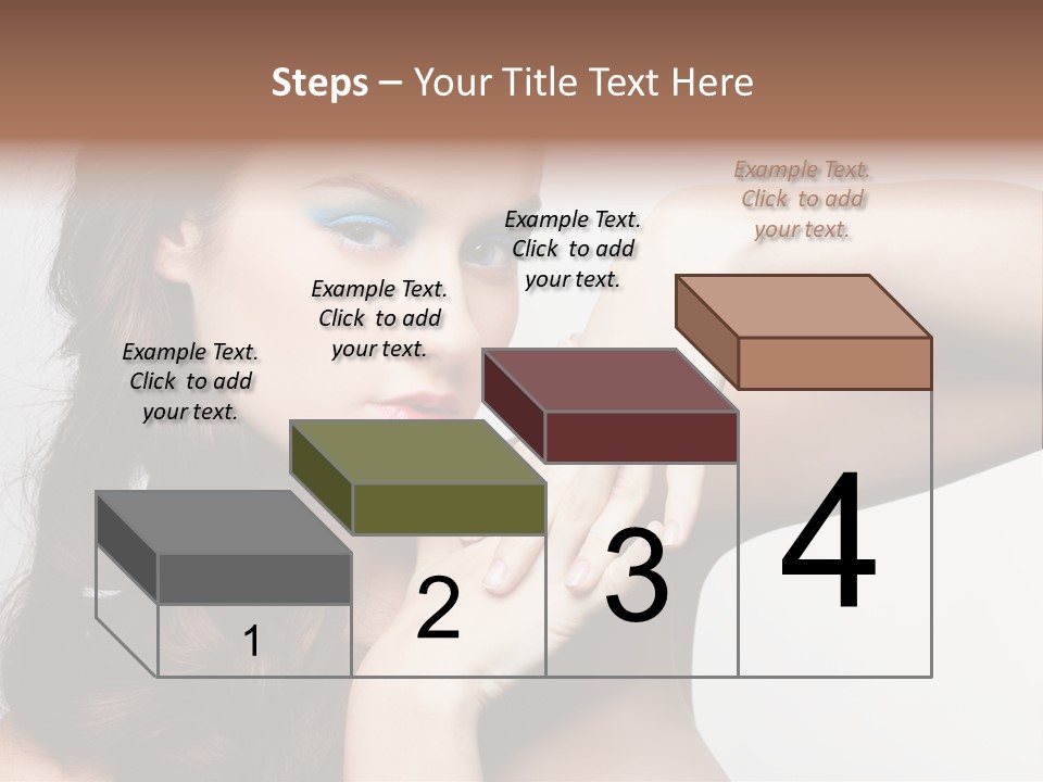 Glamor European Female PowerPoint Template