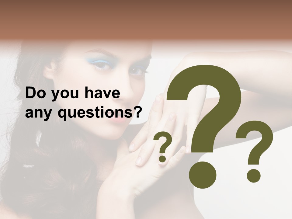 Glamor European Female PowerPoint Template