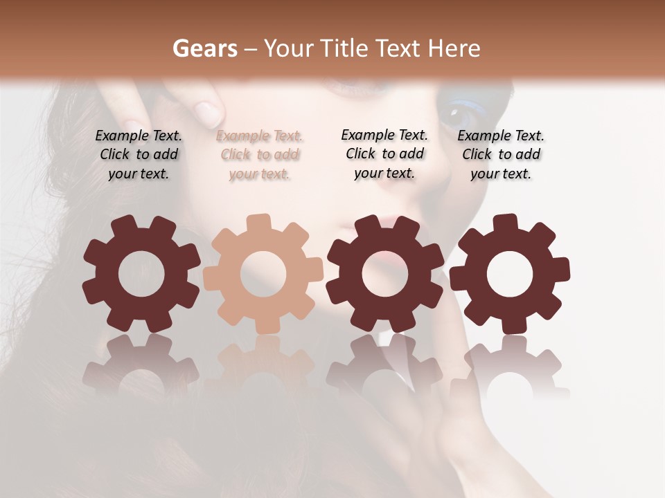 Young Makeup Make Up PowerPoint Template