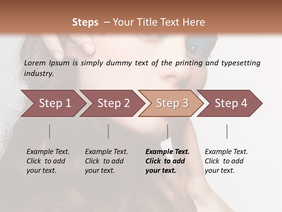 Young Makeup Make Up PowerPoint Template
