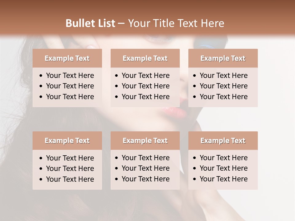 Young Makeup Make Up PowerPoint Template