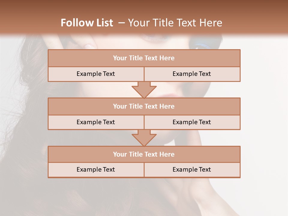 Young Makeup Make Up PowerPoint Template