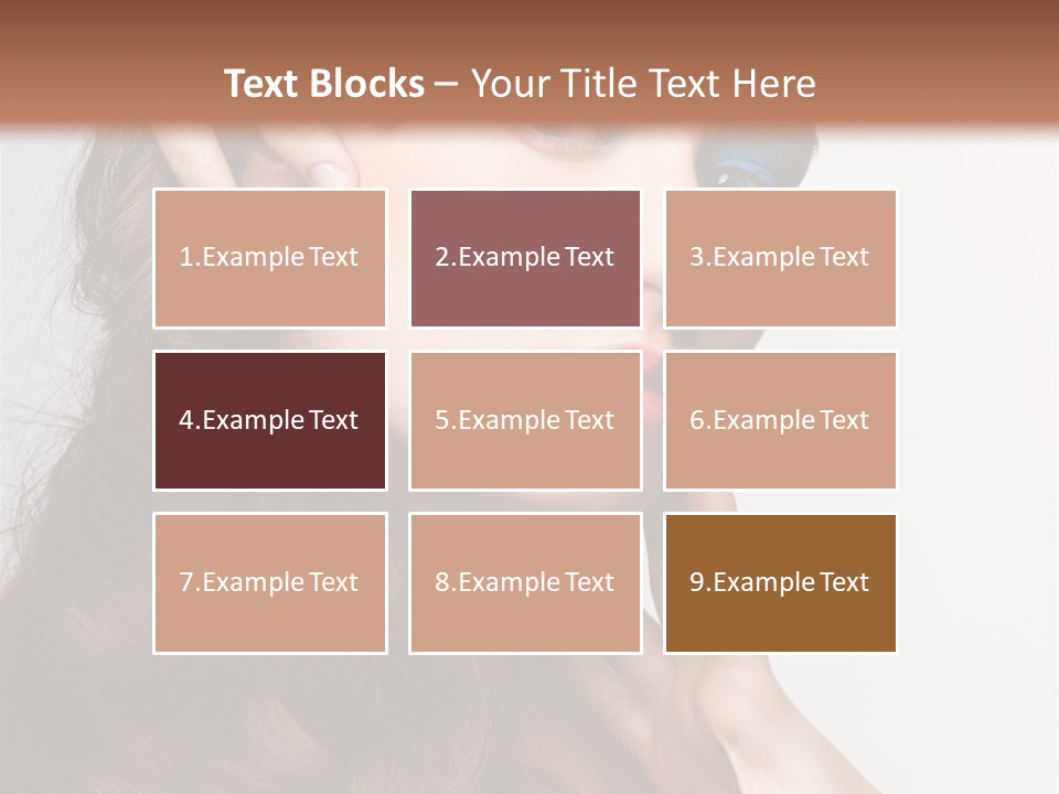 Young Makeup Make Up PowerPoint Template