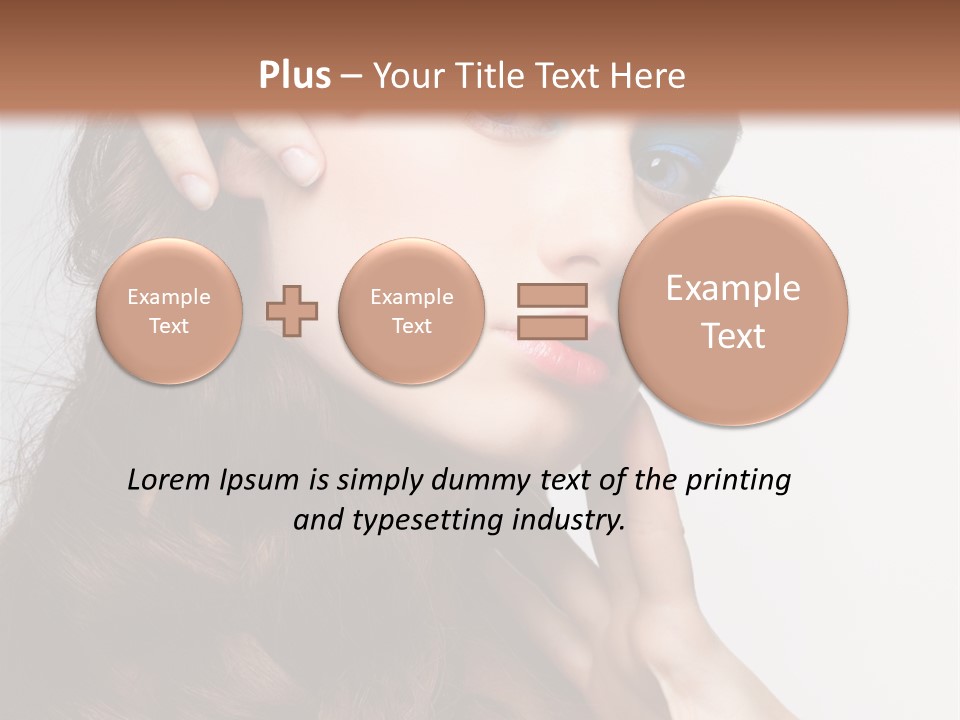 Young Makeup Make Up PowerPoint Template