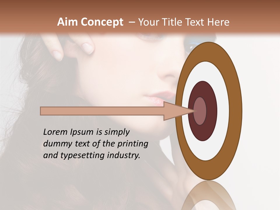 Young Makeup Make Up PowerPoint Template