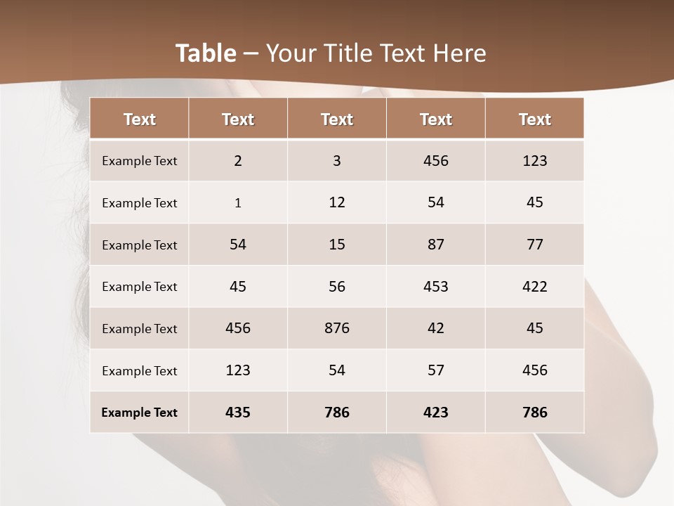 Body  Female PowerPoint Template