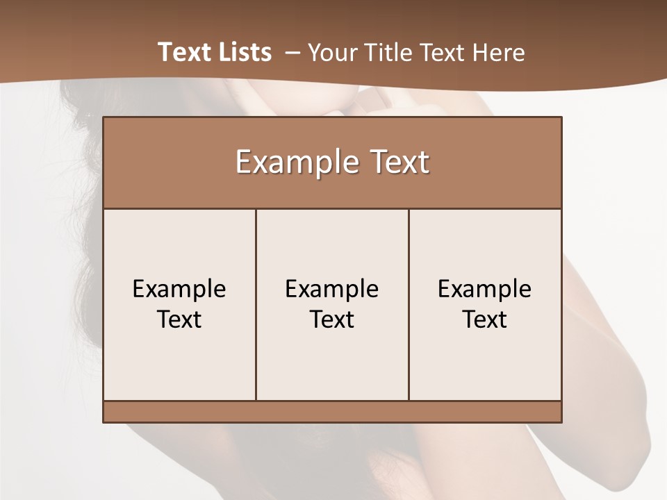 Body  Female PowerPoint Template