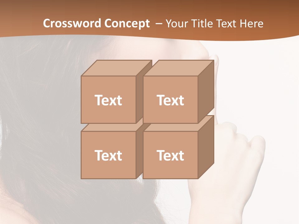 Skincare Braid Gesture PowerPoint Template