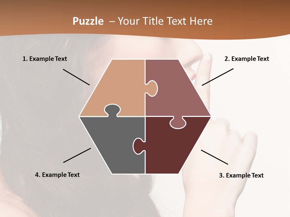 Skincare Braid Gesture PowerPoint Template