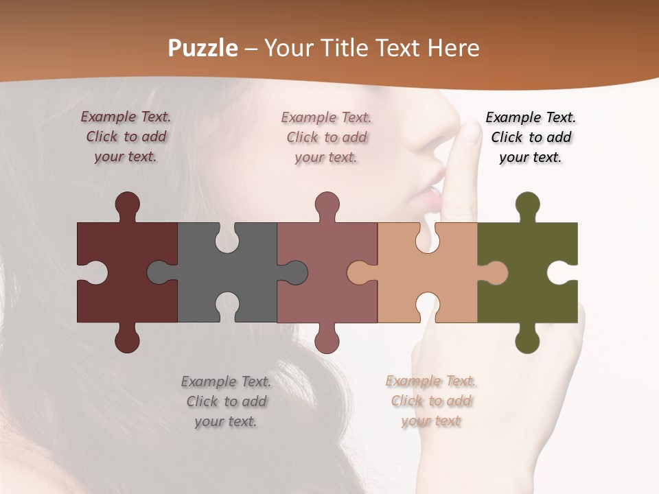 Skincare Braid Gesture PowerPoint Template