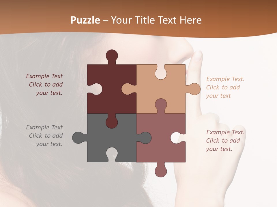 Skincare Braid Gesture PowerPoint Template