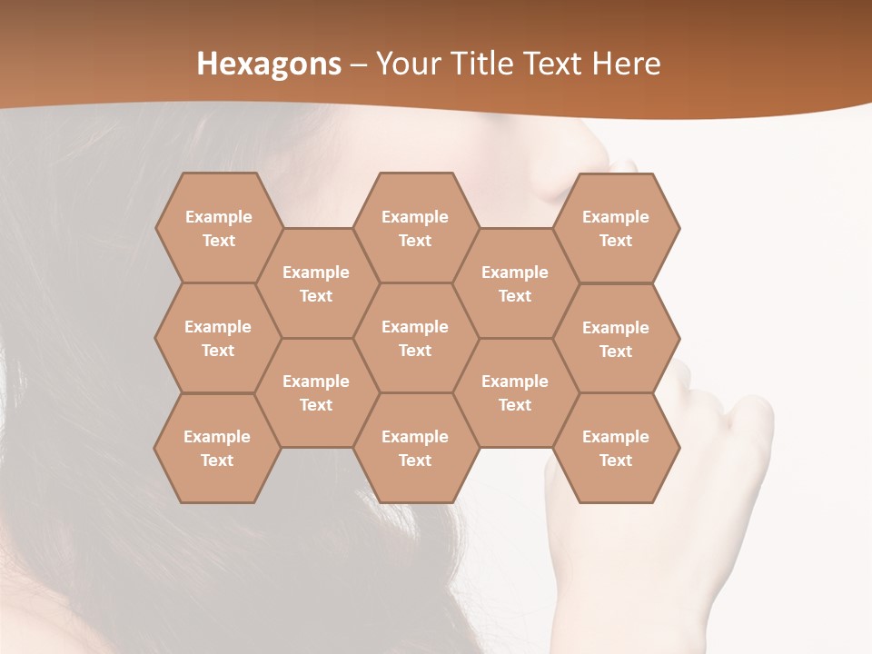 Skincare Braid Gesture PowerPoint Template