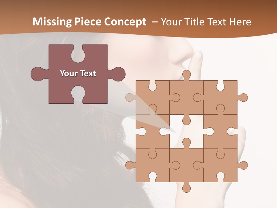 Skincare Braid Gesture PowerPoint Template