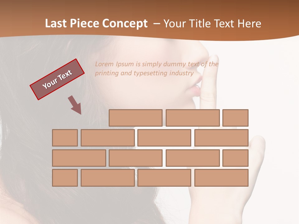 Skincare Braid Gesture PowerPoint Template