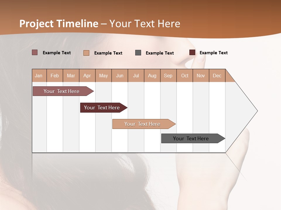 Skincare Braid Gesture PowerPoint Template