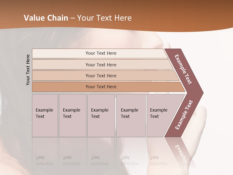 Skincare Braid Gesture PowerPoint Template