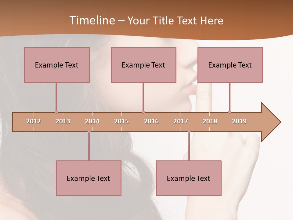 Skincare Braid Gesture PowerPoint Template