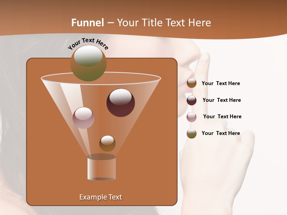 Skincare Braid Gesture PowerPoint Template