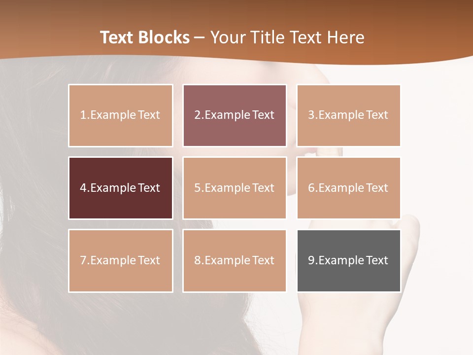 Skincare Braid Gesture PowerPoint Template