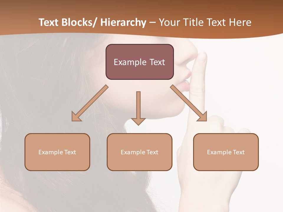 Skincare Braid Gesture PowerPoint Template