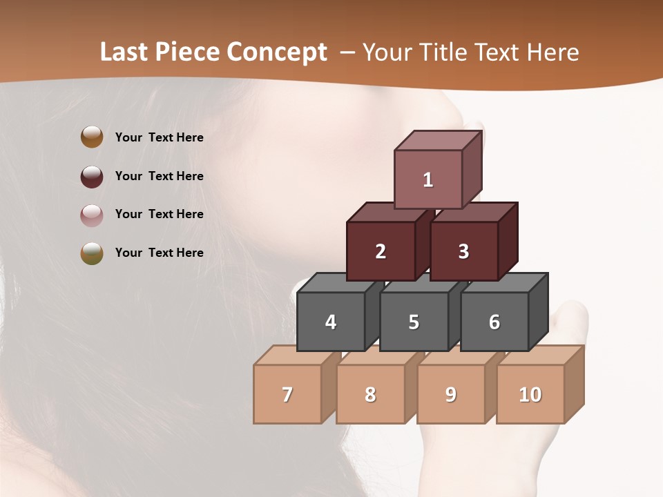 Skincare Braid Gesture PowerPoint Template