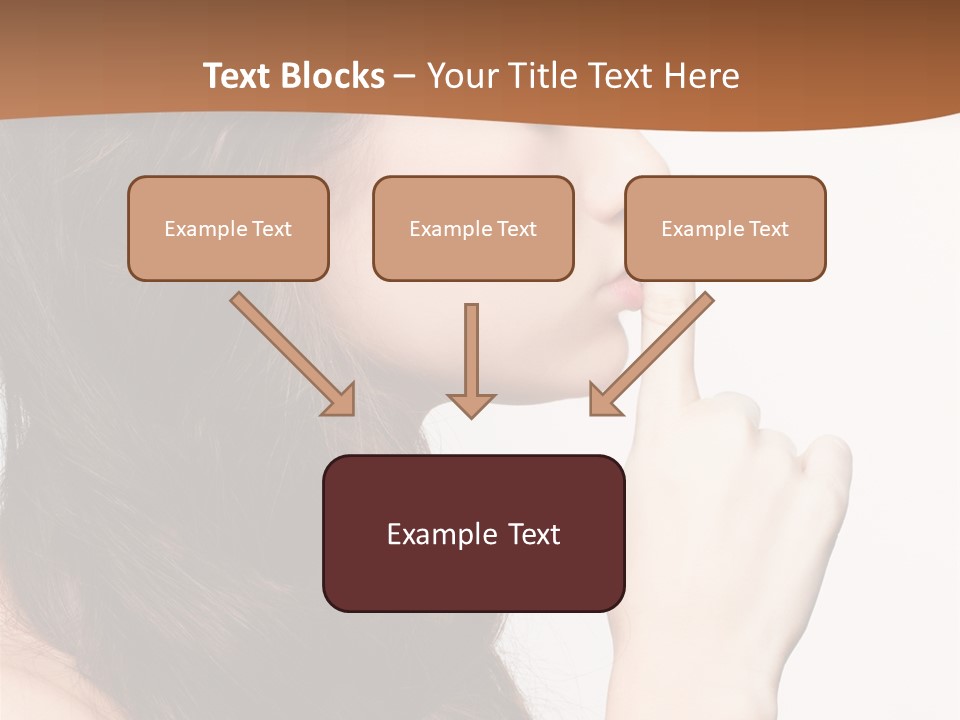 Skincare Braid Gesture PowerPoint Template