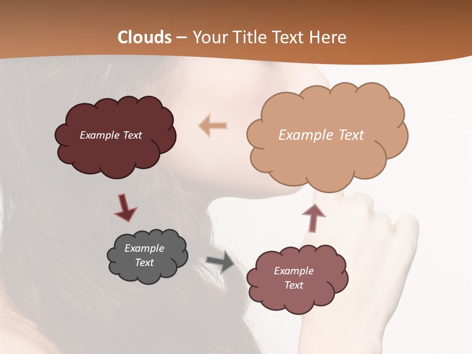 Skincare Braid Gesture PowerPoint Template