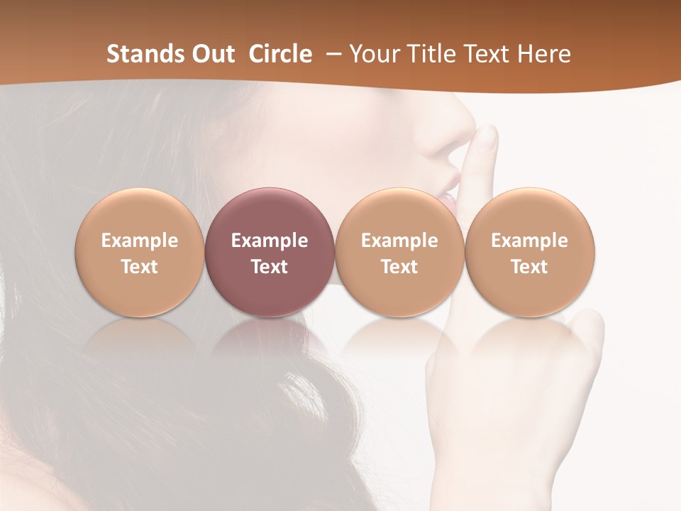 Skincare Braid Gesture PowerPoint Template