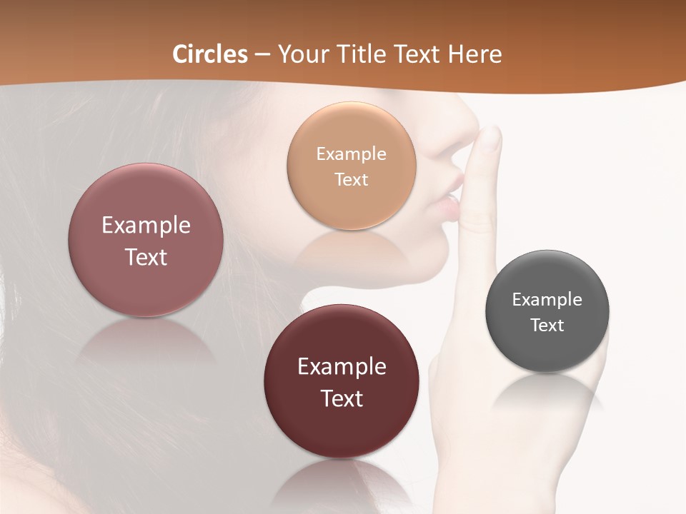 Skincare Braid Gesture PowerPoint Template