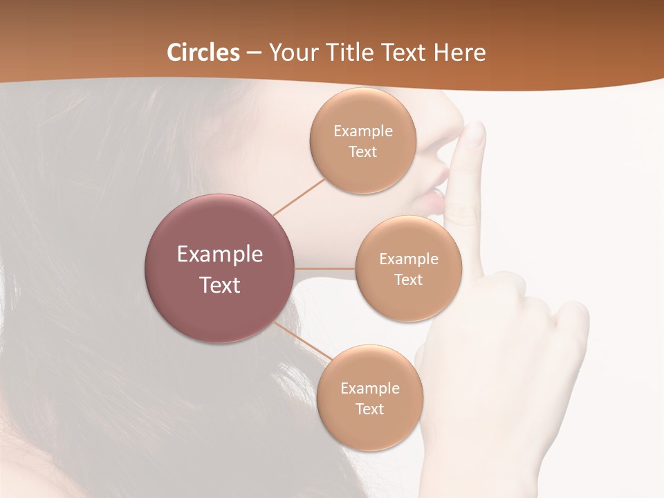 Skincare Braid Gesture PowerPoint Template