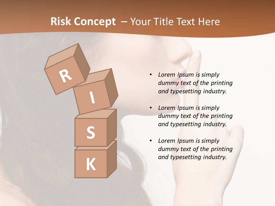 Skincare Braid Gesture PowerPoint Template