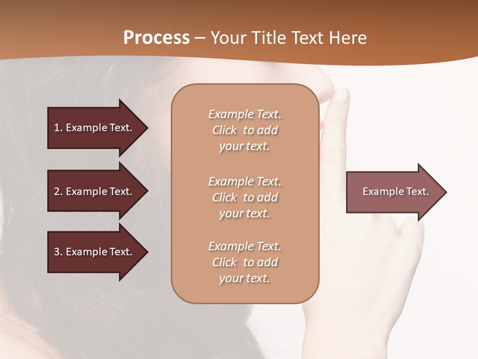 Skincare Braid Gesture PowerPoint Template