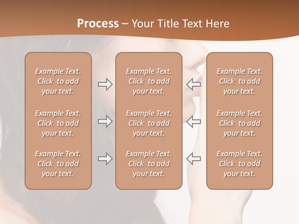 Skincare Braid Gesture PowerPoint Template