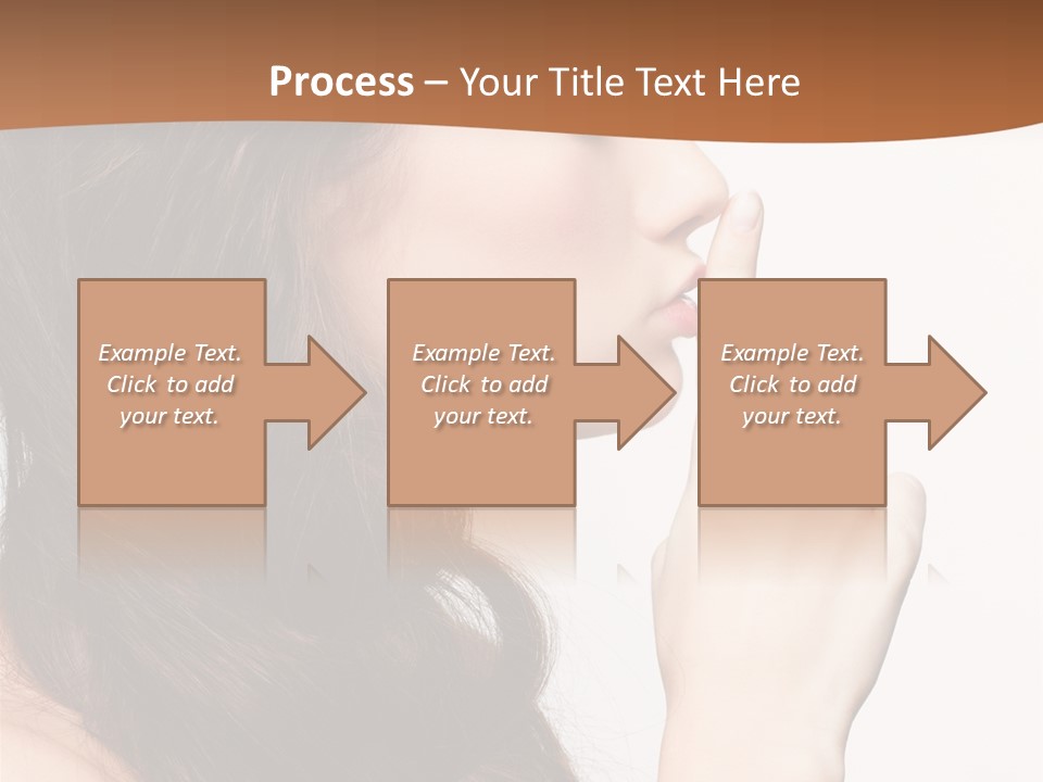 Skincare Braid Gesture PowerPoint Template