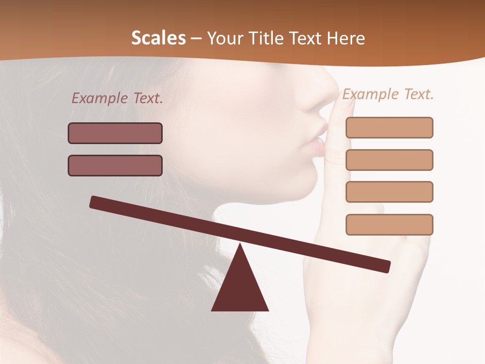 Skincare Braid Gesture PowerPoint Template