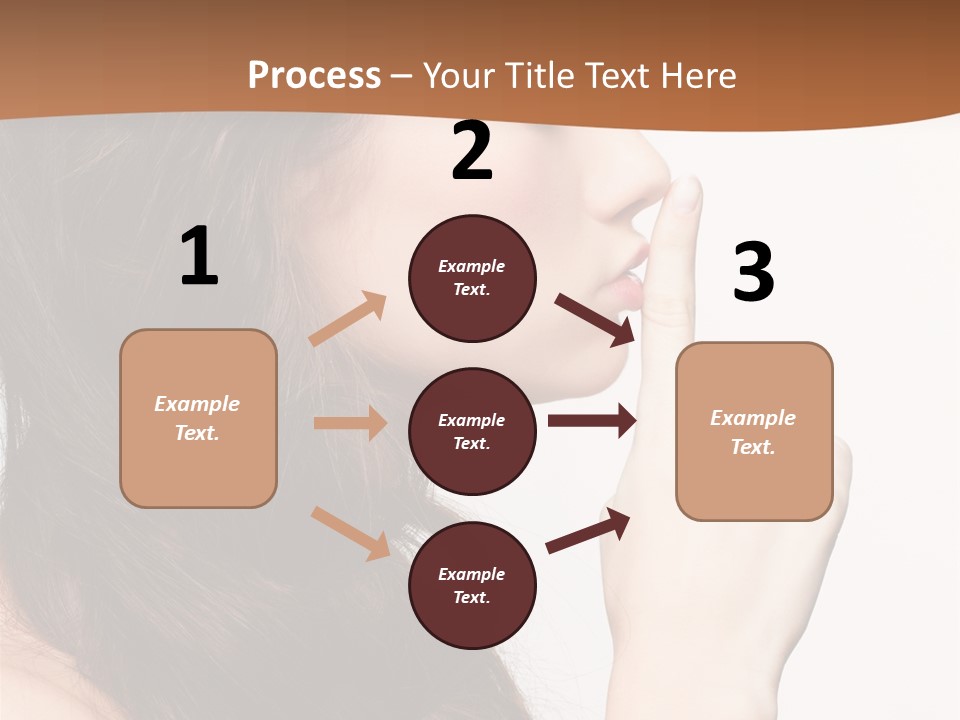 Skincare Braid Gesture PowerPoint Template