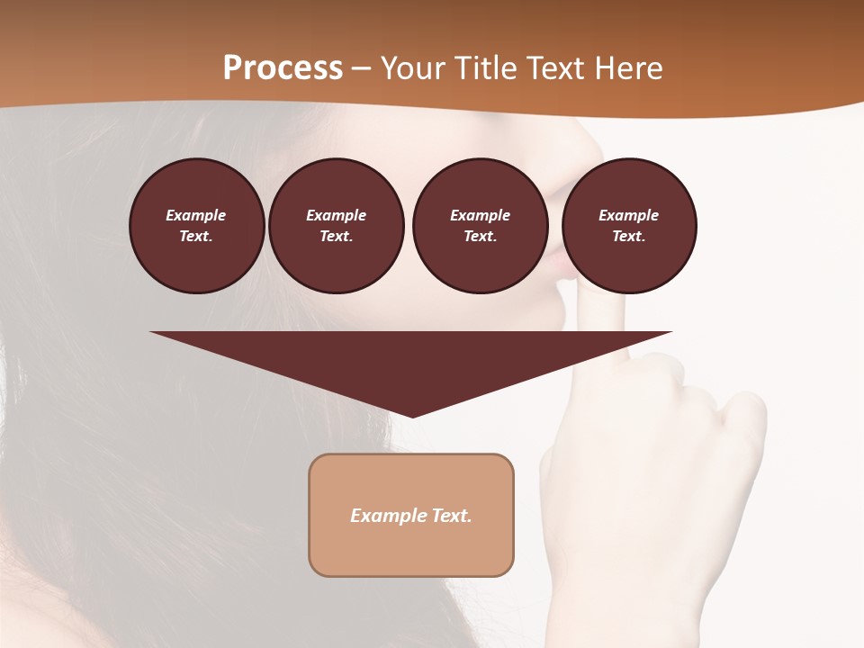 Skincare Braid Gesture PowerPoint Template
